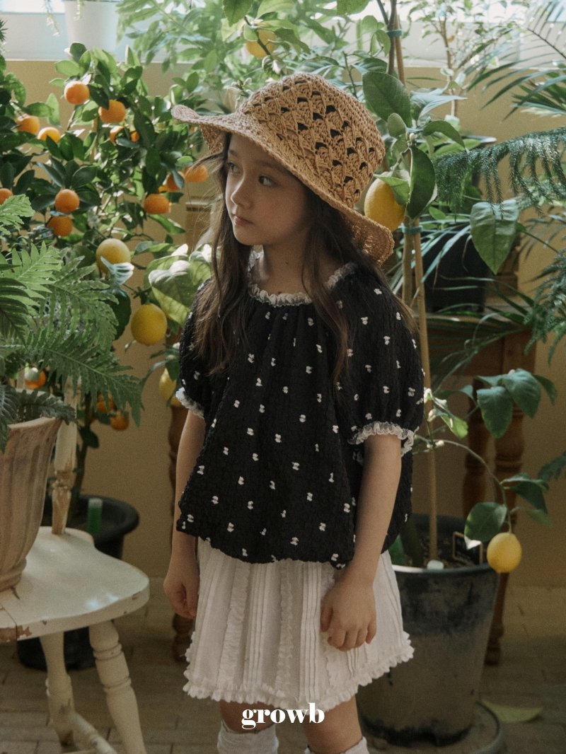 Grow B - Korean Children Fashion - #childrensboutique - Claire Blouse Ivory - 8