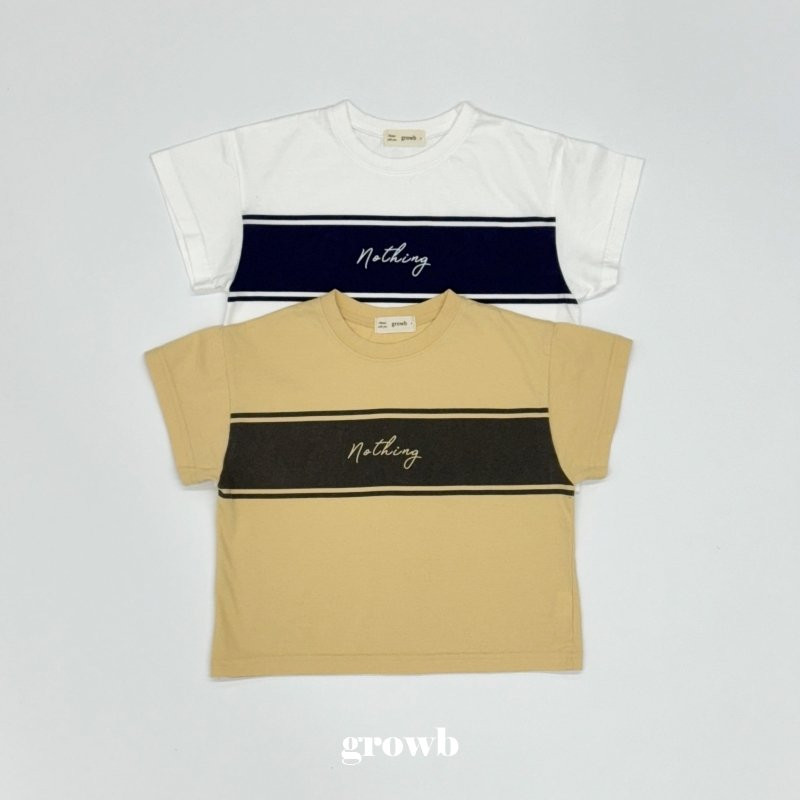 Grow B - Korean Children Fashion - #childrensboutique - Nothing Tee