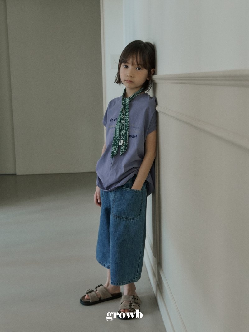 Grow B - Korean Children Fashion - #childrensboutique - Half Sleeveless - 8