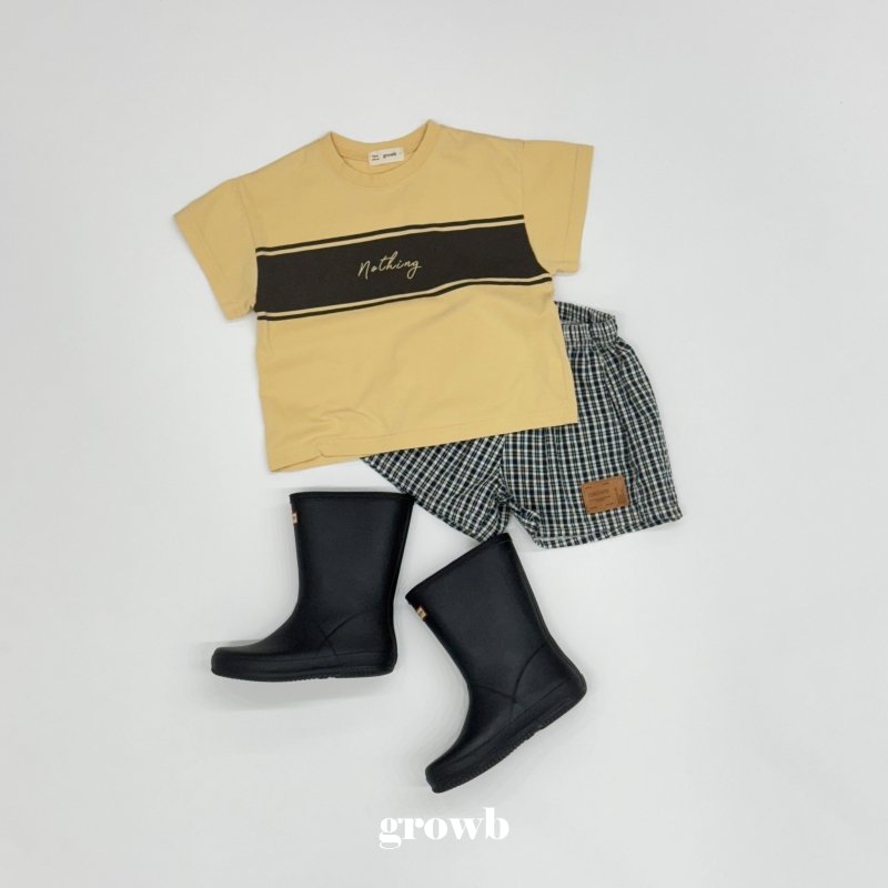 Grow B - Korean Children Fashion - #designkidswear - Nothing Tee - 2