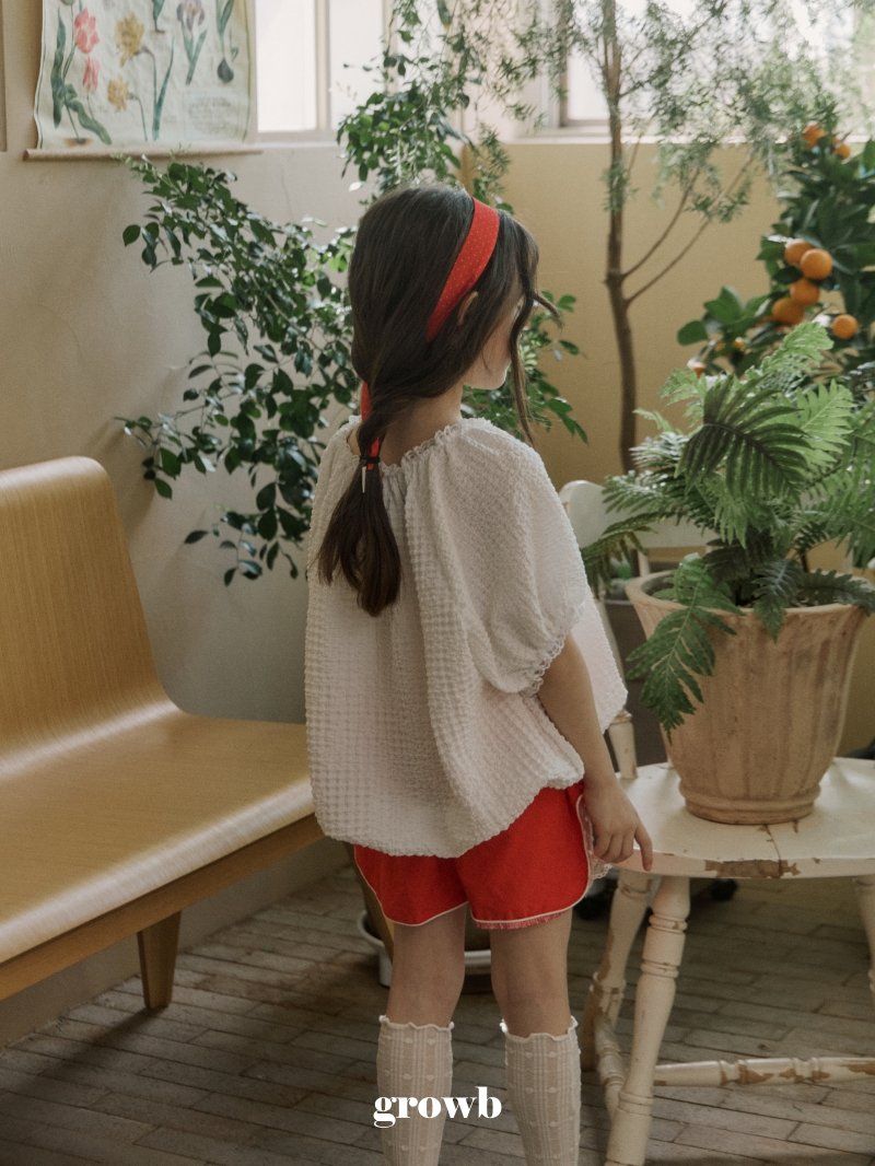 Grow B - Korean Children Fashion - #discoveringself - Claire Blouse Ivory - 10