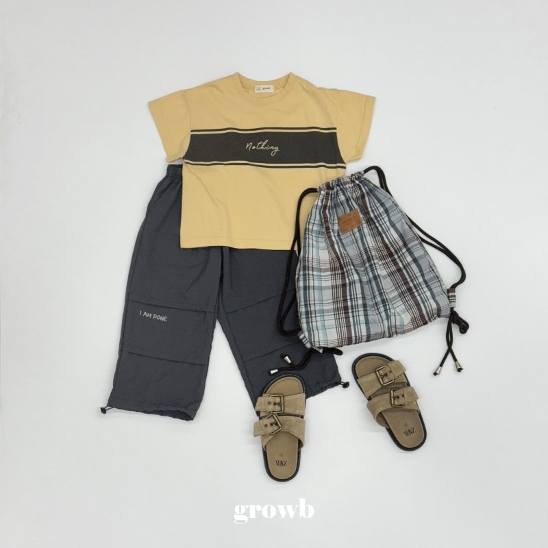 Grow B - Korean Children Fashion - #discoveringself - Nothing Tee - 3