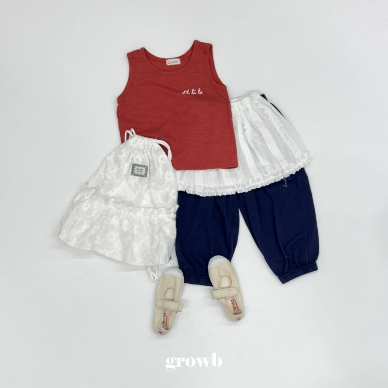 Grow B - Korean Children Fashion - #designkidswear - Breeze Skirt - 4
