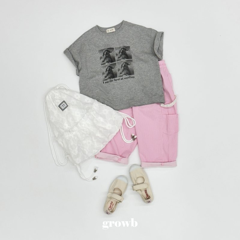 Grow B - Korean Children Fashion - #fashionkids - Surfer Dog Tee - 2