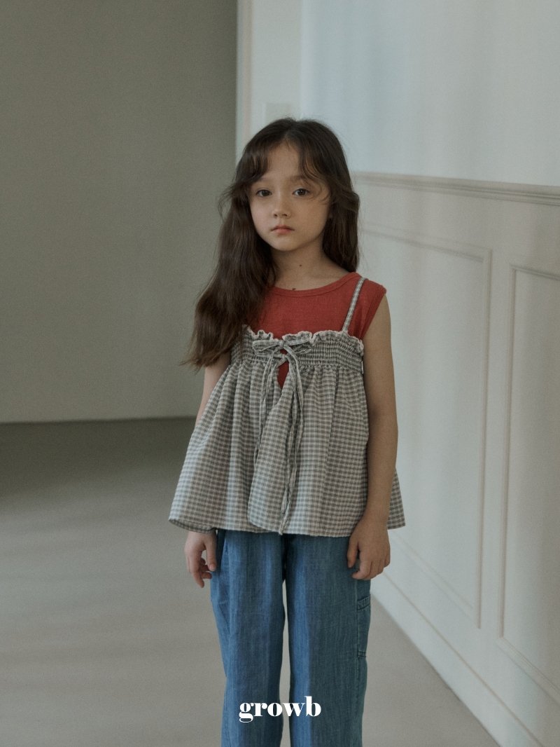 Grow B - Korean Children Fashion - #kidsshorts - Bobo Sleeveless - 10