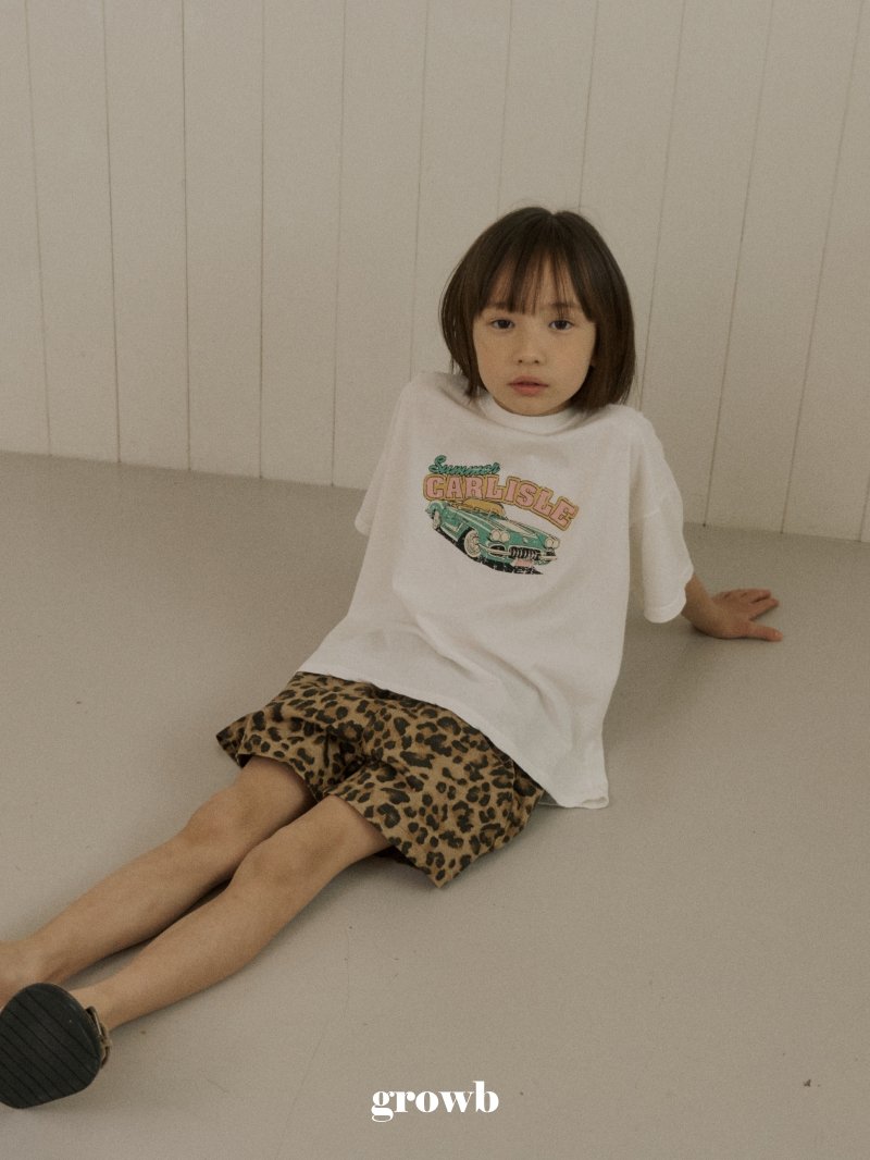 Grow B - Korean Children Fashion - #kidsshorts - Racer Tee - 8