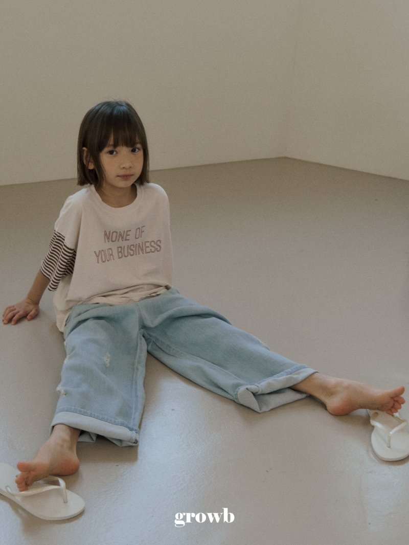 Grow B - Korean Children Fashion - #kidsshorts - Nova Tee - 9