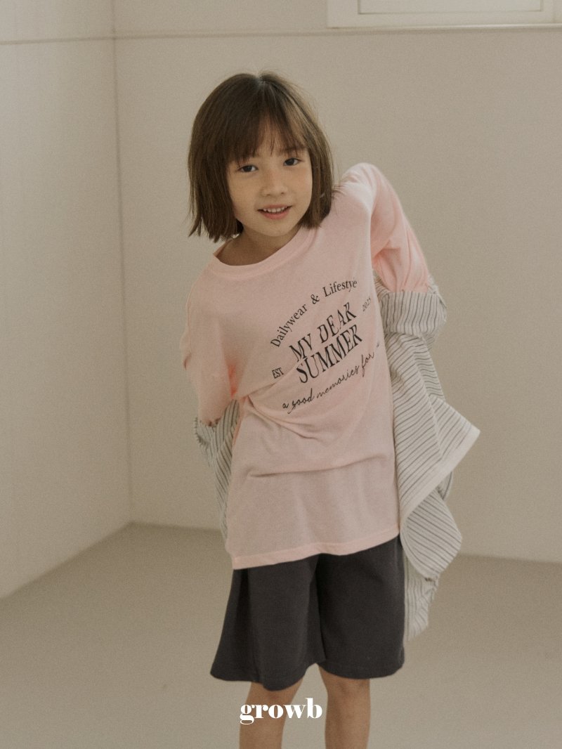 Grow B - Korean Children Fashion - #kidsstore - Dear Tee - 9