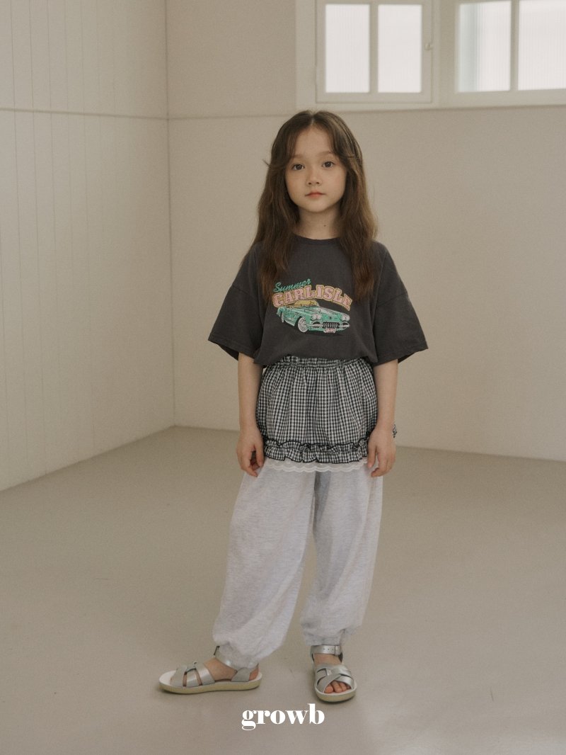Grow B - Korean Children Fashion - #kidzfashiontrend - Racer Tee - 10