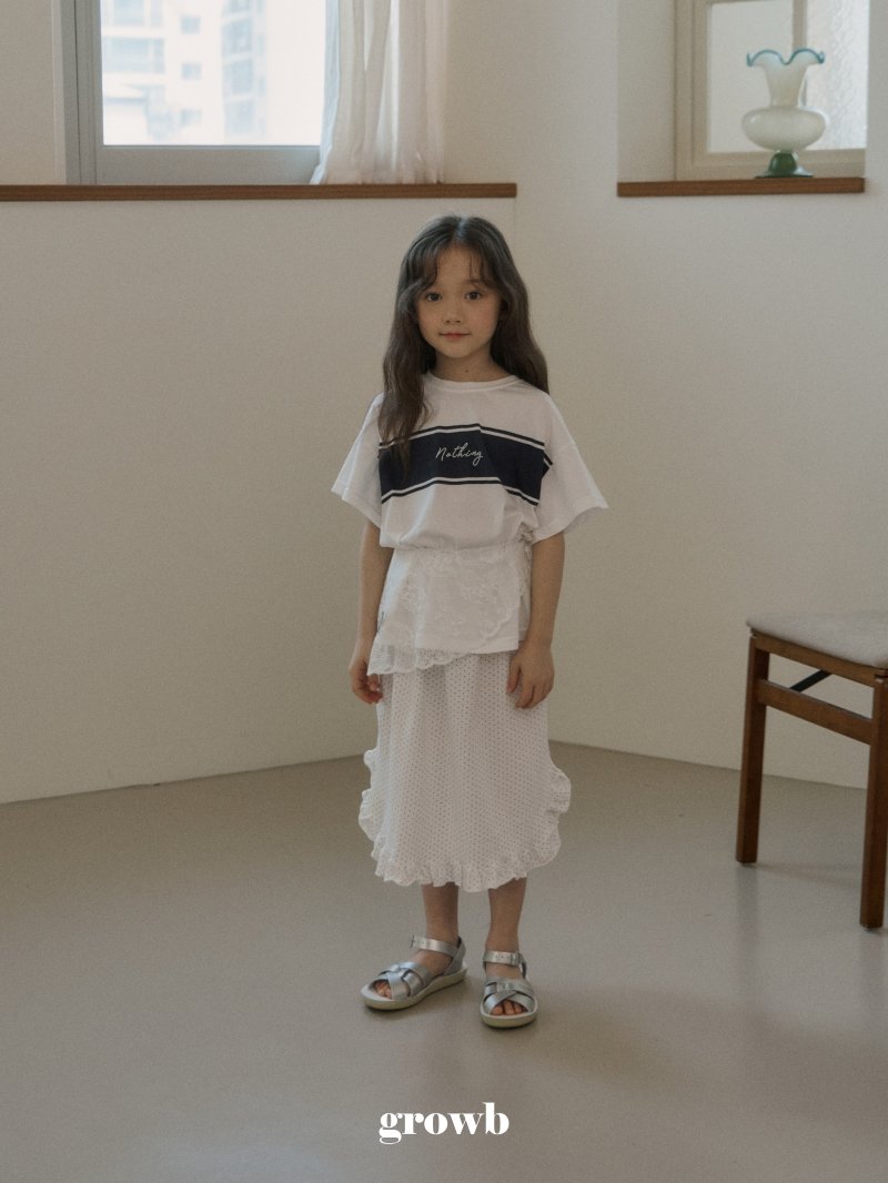 Grow B - Korean Children Fashion - #littlefashionista - Nothing Tee - 9