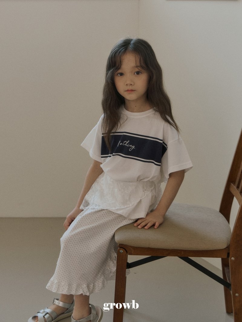Grow B - Korean Children Fashion - #magicofchildhood - Nothing Tee - 10
