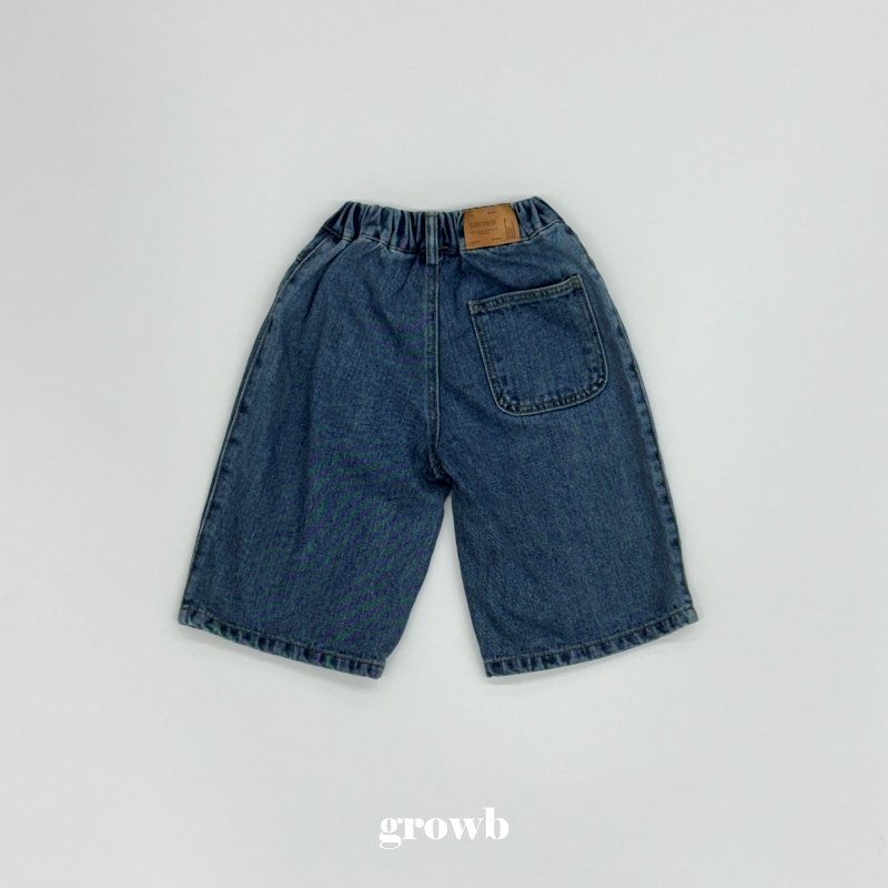 Grow B - Korean Children Fashion - #magicofchildhood - Front Denim Pants - 2