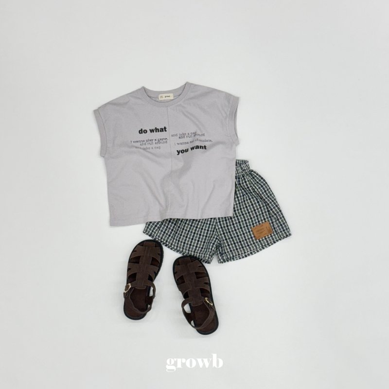 Grow B - Korean Children Fashion - #magicofchildhood - Half Sleeveless - 3