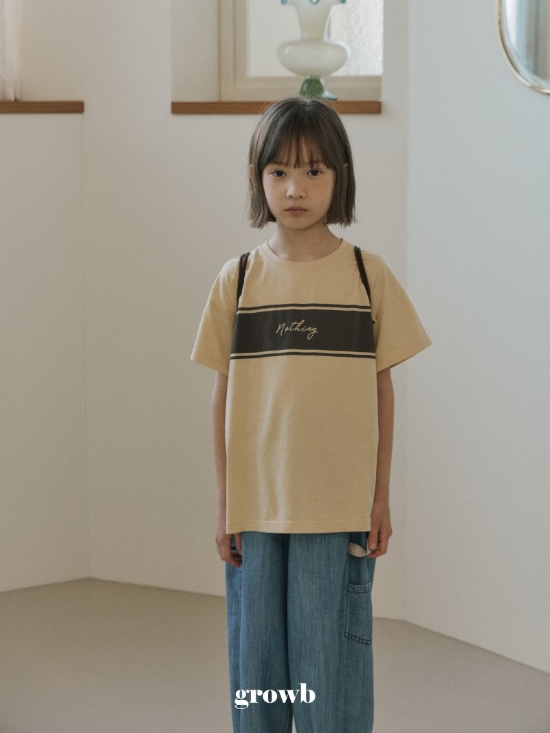 Grow B - Korean Children Fashion - #minifashionista - Nothing Tee - 11