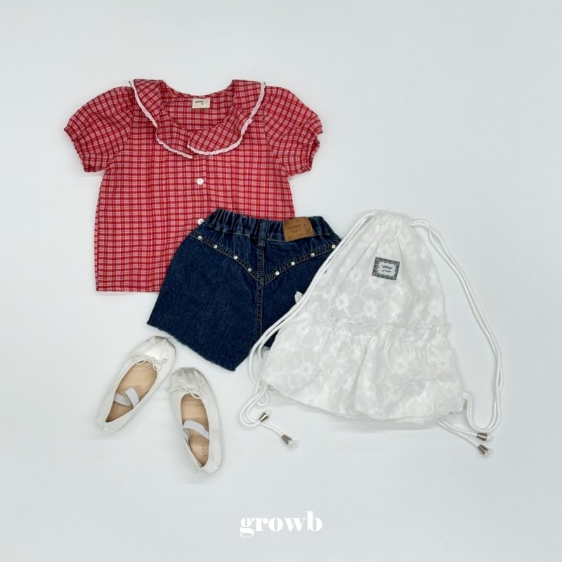 Grow B - Korean Children Fashion - #magicofchildhood - Arch Denim Pants - 4