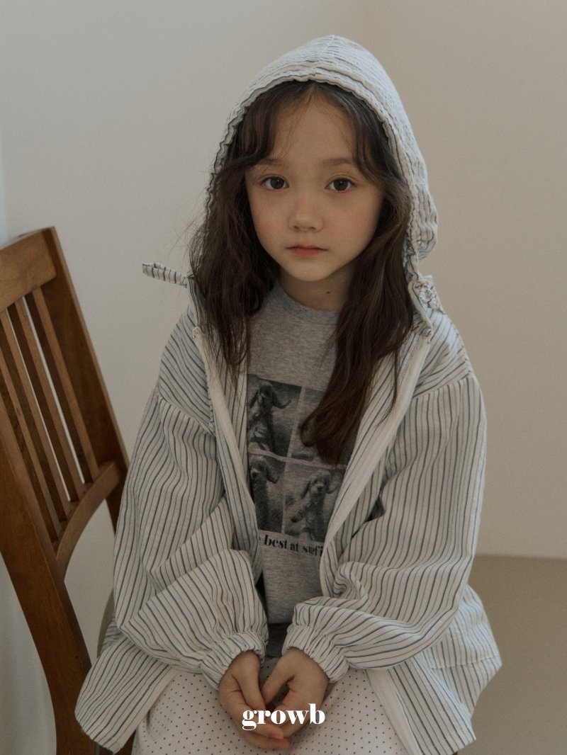 Grow B - Korean Children Fashion - #prettylittlegirls - Joy Hood Jumper - 10