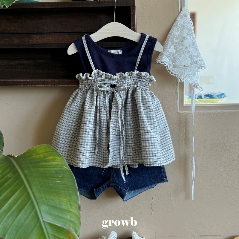 Grow B - Korean Children Fashion - #stylishchildhood - Arch Denim Pants - 8