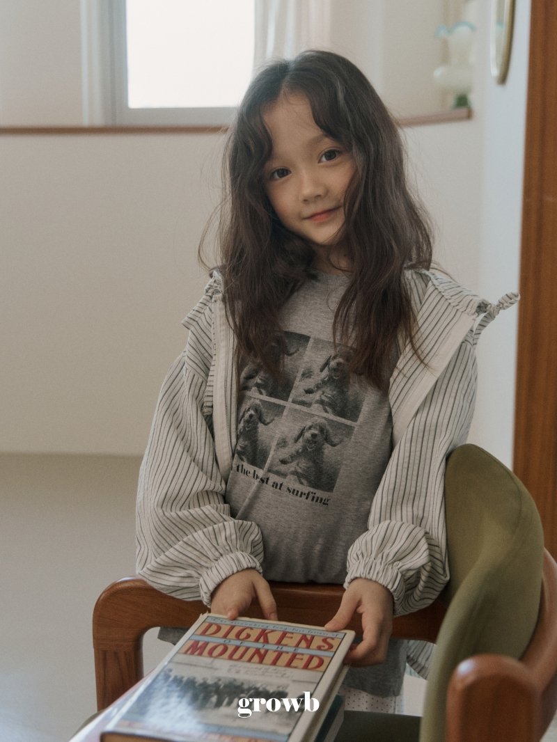 Grow B - Korean Children Fashion - #todddlerfashion - Surfer Dog Tee - 11