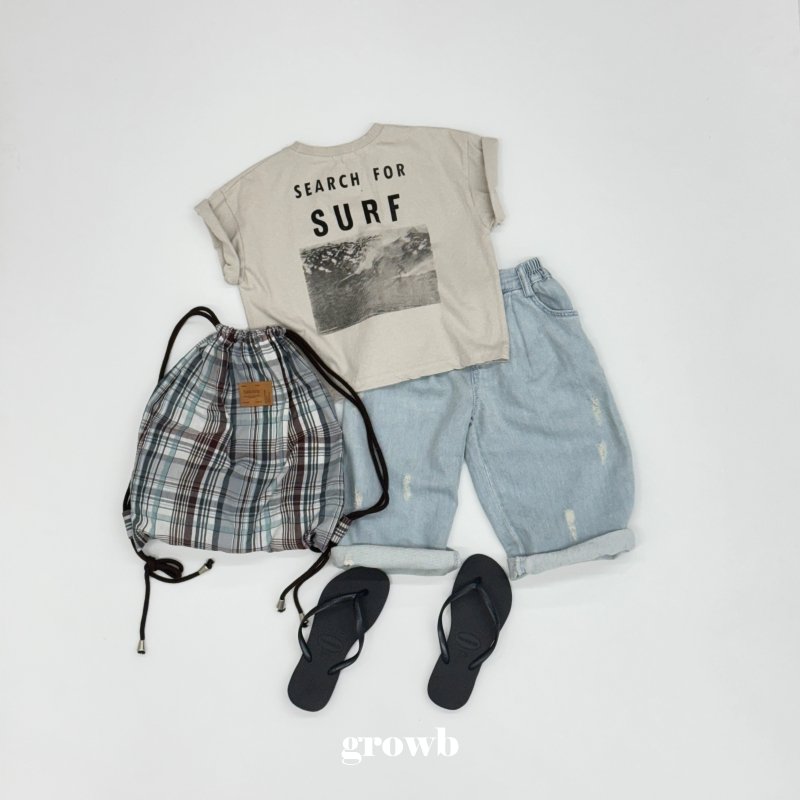 Grow B - Korean Children Fashion - #prettylittlegirls - Surf Tee - 4