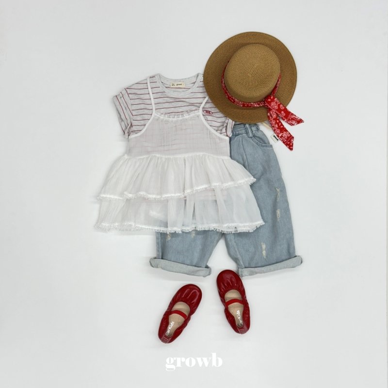 Grow B - Korean Women Fashion - #womensfashion - Adult And Tee - 2