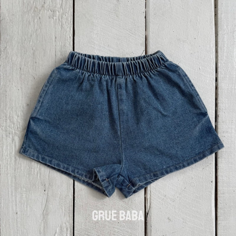 Grue Baba - Korean Children Fashion - #Kfashion4kids - Mango Denim Shorts