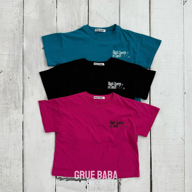 Grue Baba - Korean Children Fashion - #Kfashion4kids - Black Tee - 3