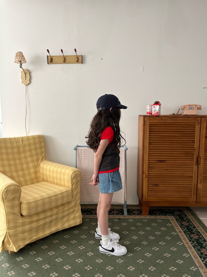 Grue Baba - Korean Children Fashion - #childrensboutique - Mango Denim Shorts - 11