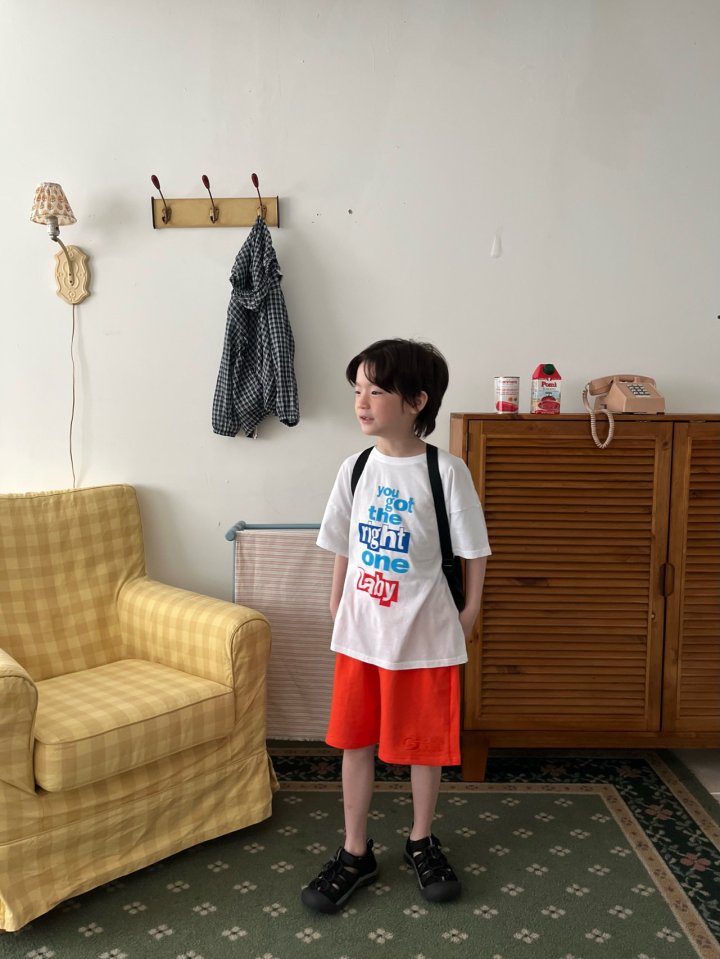 Grue Baba - Korean Children Fashion - #kidsshorts - Light Tee - 5