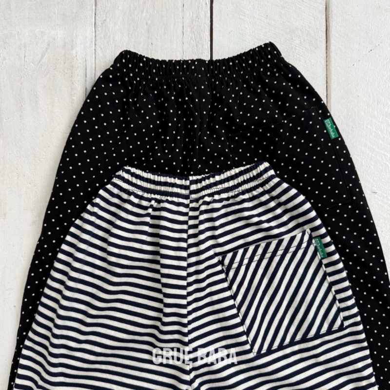 Grue Baba - Korean Children Fashion - #kidsshorts - Chai Pants Stripe - 4