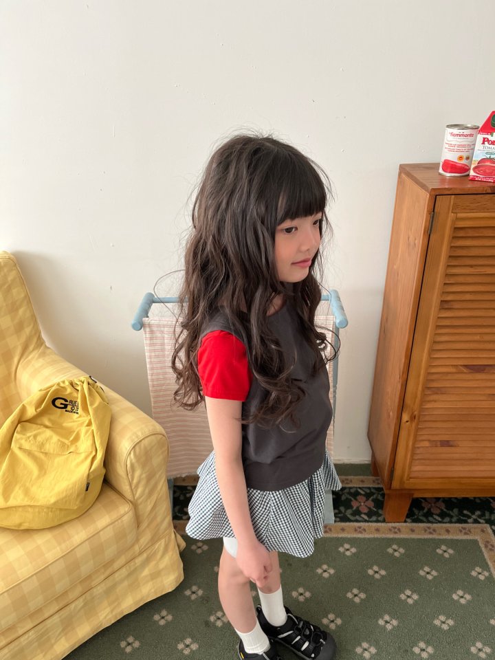 Grue Baba - Korean Children Fashion - #kidsstore - Uni Set (Gray Lace) - 11