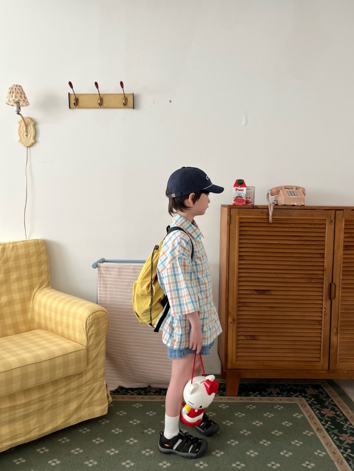Grue Baba - Korean Children Fashion - #minifashionista - Mango Denim Shorts - 7