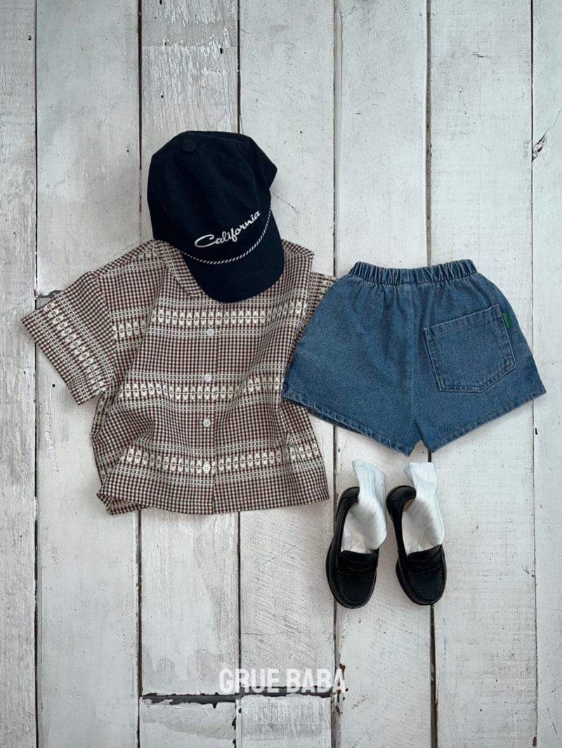 Grue Baba - Korean Children Fashion - #prettylittlegirls - Mango Denim Shorts - 5
