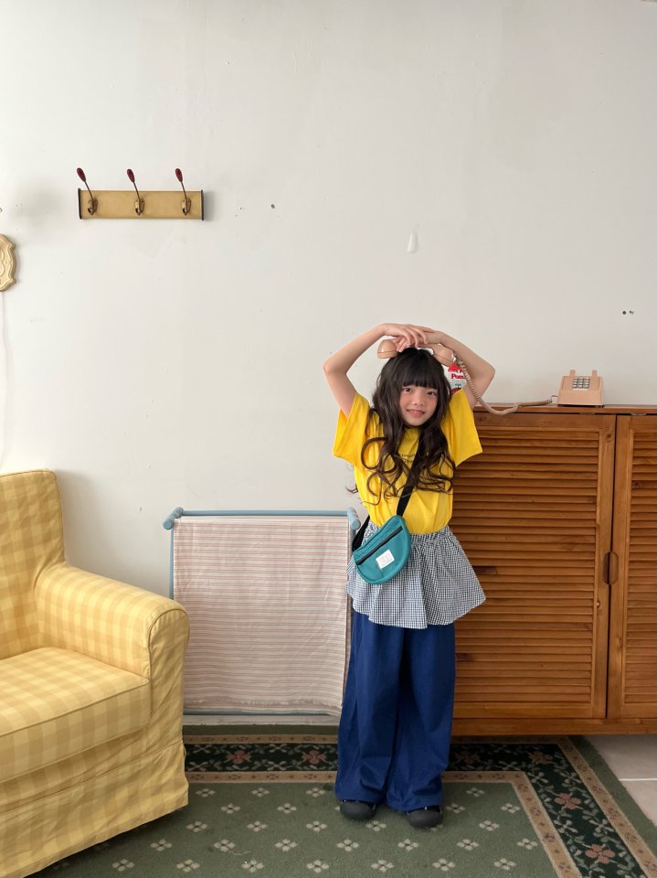 Grue Baba - Korean Children Fashion - #prettylittlegirls - Check Tuming Skirt - 2