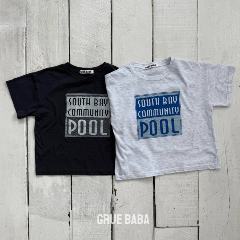 Grue Baba - Korean Children Fashion - #stylishchildhood - POOL Tee