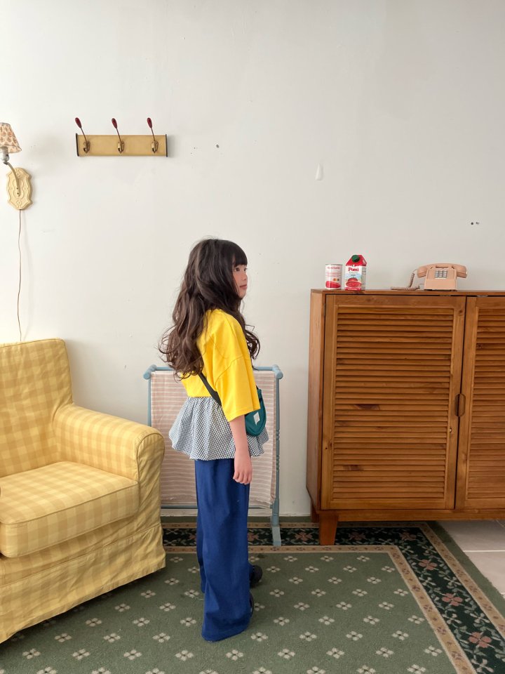 Grue Baba - Korean Children Fashion - #stylishchildhood - Check Tuming Skirt - 5