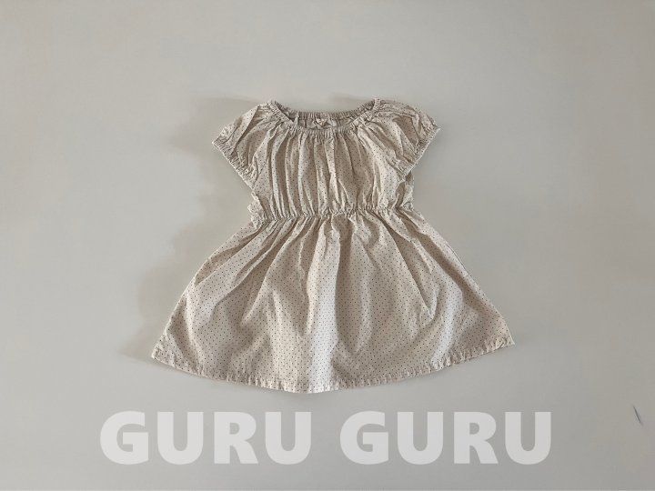 Guru Guru - Korean Baby Fashion - #onlinebabyshop - Dot One-piece - 4