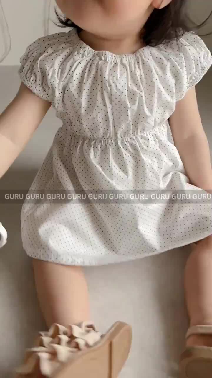 Guru Guru - Korean Baby Fashion - #babyboutique - Dot One-piece - 5