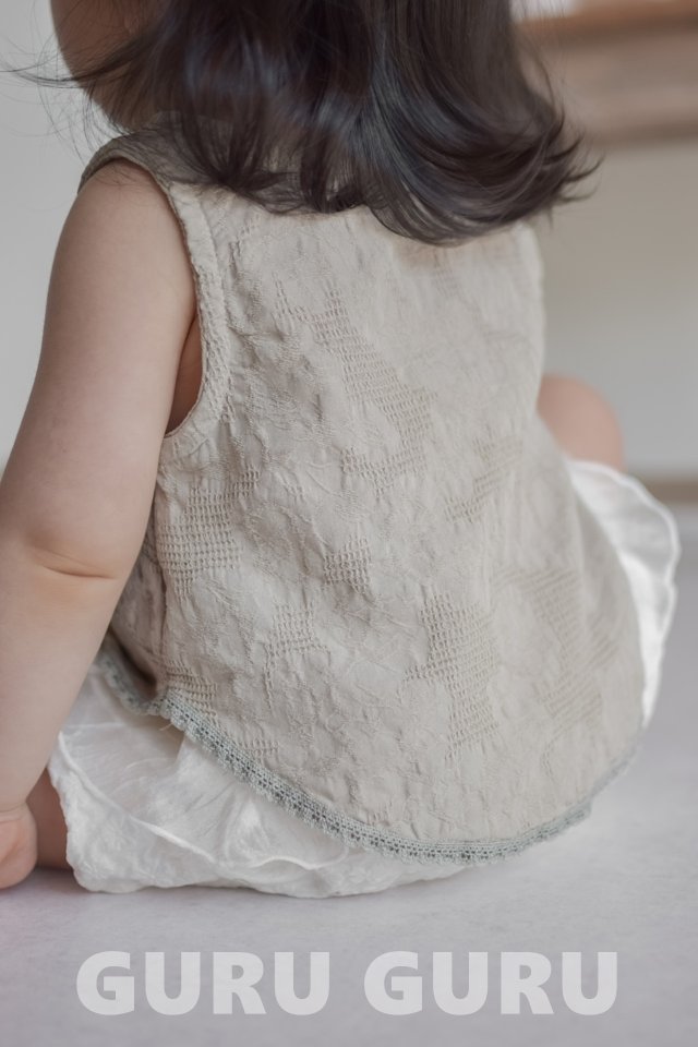 Guru Guru - Korean Baby Fashion - #babyboutique - Lace Sleeveless - 12