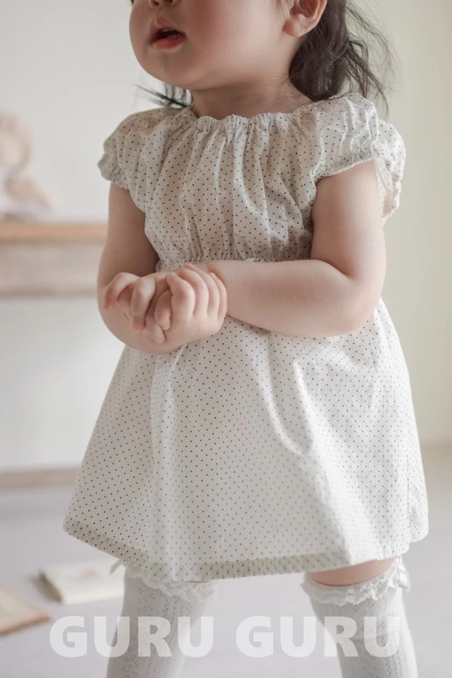 Guru Guru - Korean Baby Fashion - #babyclothing - Dot One-piece - 7