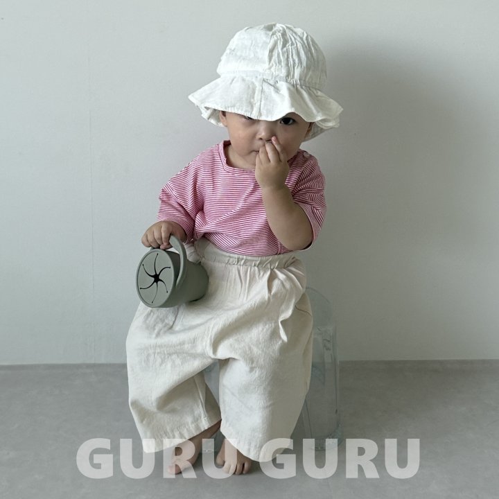 Guru Guru - Korean Baby Fashion - #babyfashion - Button Tee - 11