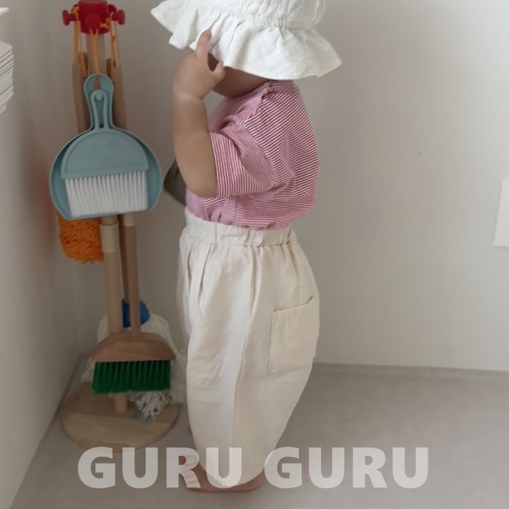 Guru Guru - Korean Baby Fashion - #babyfever - Button Tee - 12