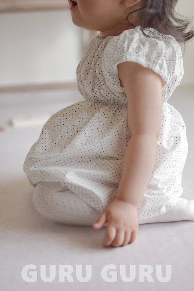Guru Guru - Korean Baby Fashion - #babygirlfashion - Dot One-piece - 10