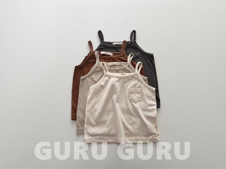 Guru Guru - Korean Baby Fashion - #babygirlfashion - Pocket Sleeveless