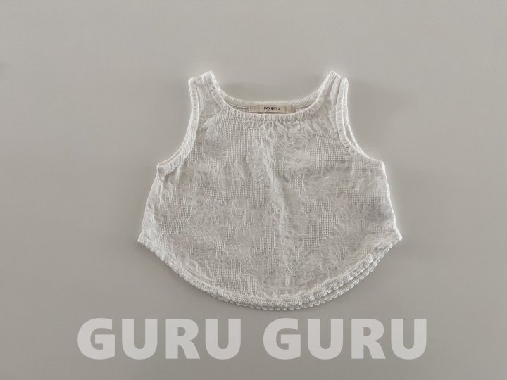 Guru Guru - Korean Baby Fashion - #babylifestyle - Lace Sleeveless - 3