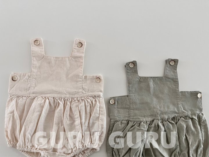 Guru Guru - Korean Baby Fashion - #babyootd - Square Romper - 2