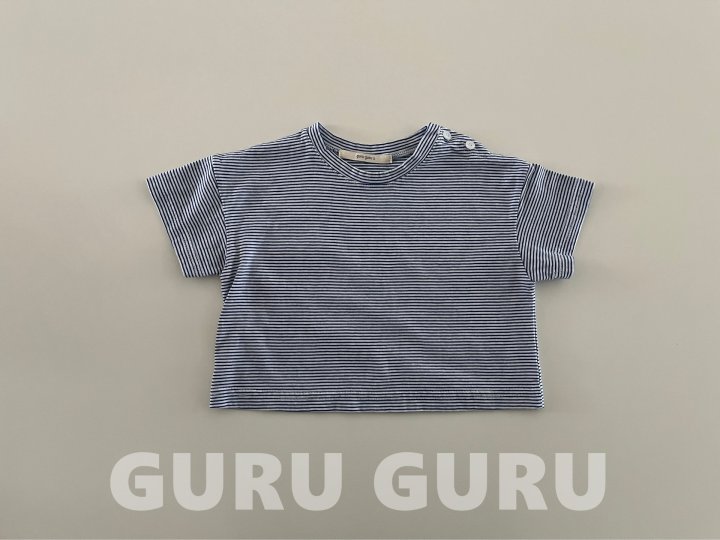 Guru Guru - Korean Baby Fashion - #babyoutfit - Button Tee - 3