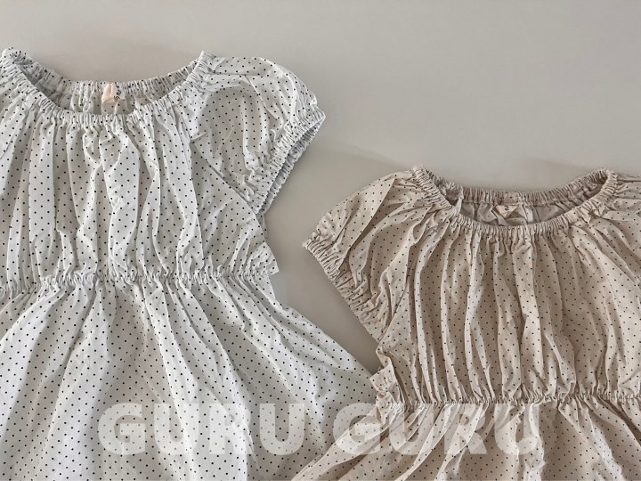 Guru Guru - Korean Baby Fashion - #babywear - Dot One-piece