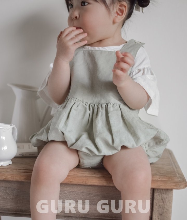 Guru Guru - Korean Baby Fashion - #onlinebabyshop - Square Romper - 7