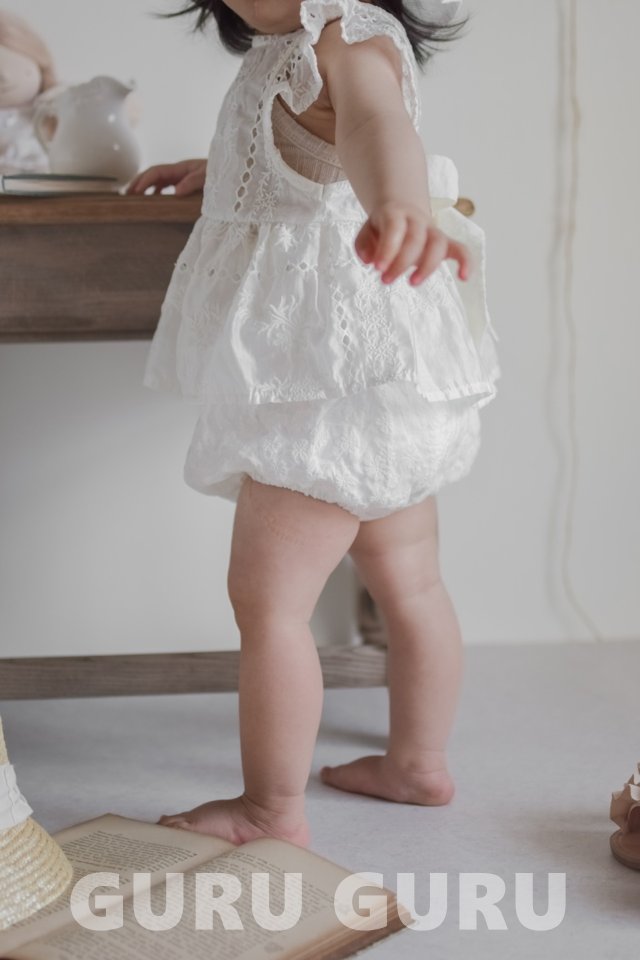 Guru Guru - Korean Baby Fashion - #onlinebabyshop - Frill Bloomers - 12