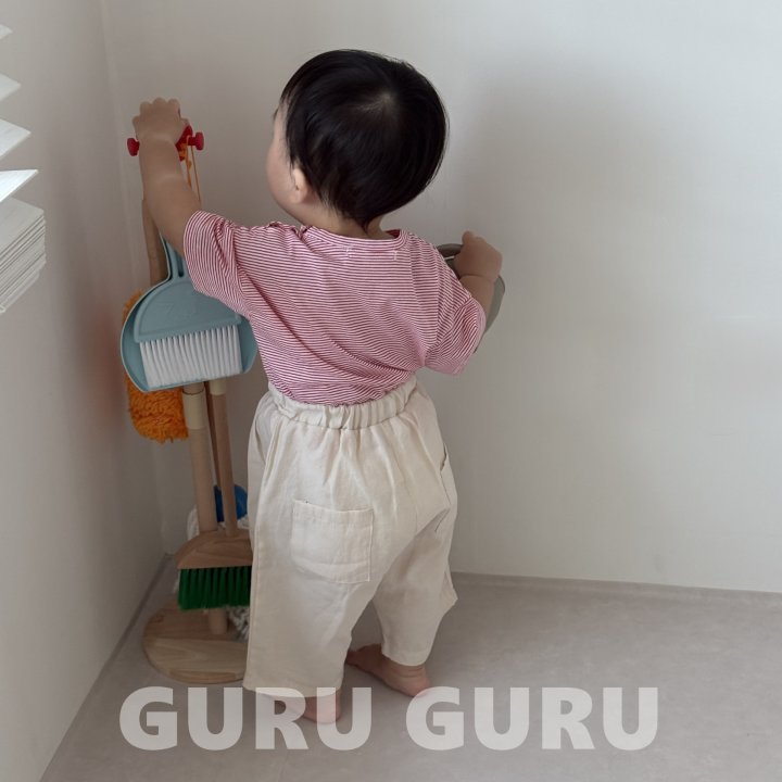 Guru Guru - Korean Baby Fashion - #smilingbaby - Button Tee - 7